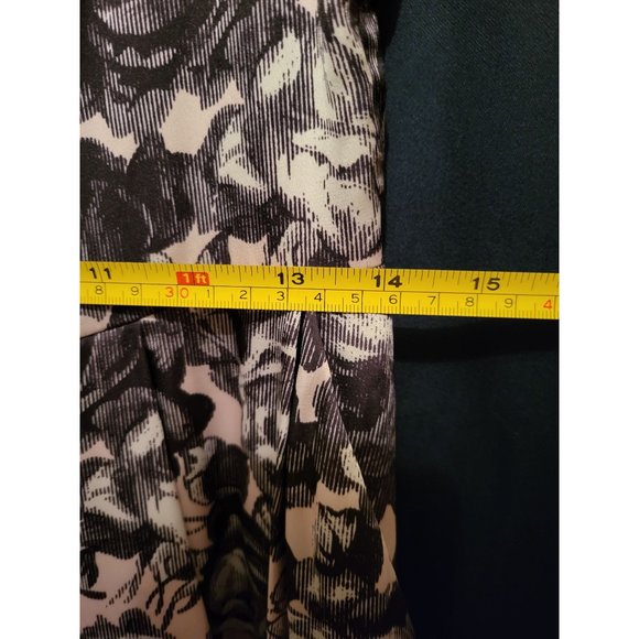 H & M Rose Black & Cream Casual Dress Size 10 - Picture 8 of 9